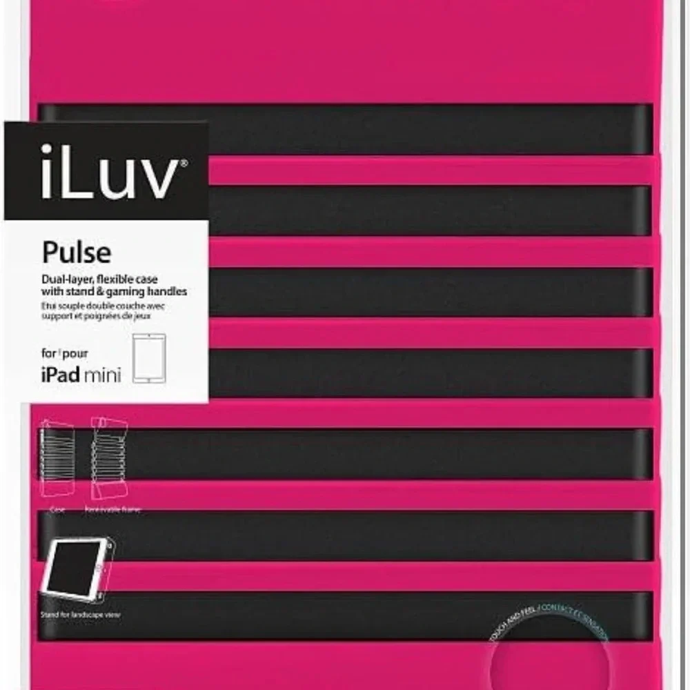 NIP iLuv iPad Mini Case 8 x 5.5 Flexible w/Gaming Handles